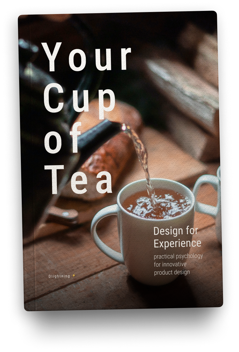 cover for Your Cup of Tea book, a cast-iron kettle pouring hot water into a mug
